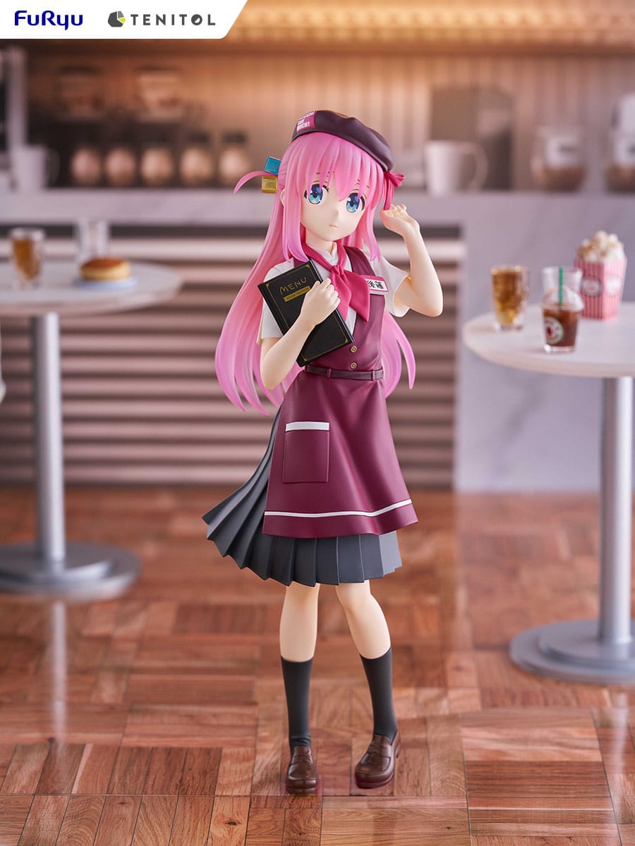 Bocchi the Rock! Tenitol PVC Statue Hitori Gotou Café Style Ver. 20 cm - AniMuchuu