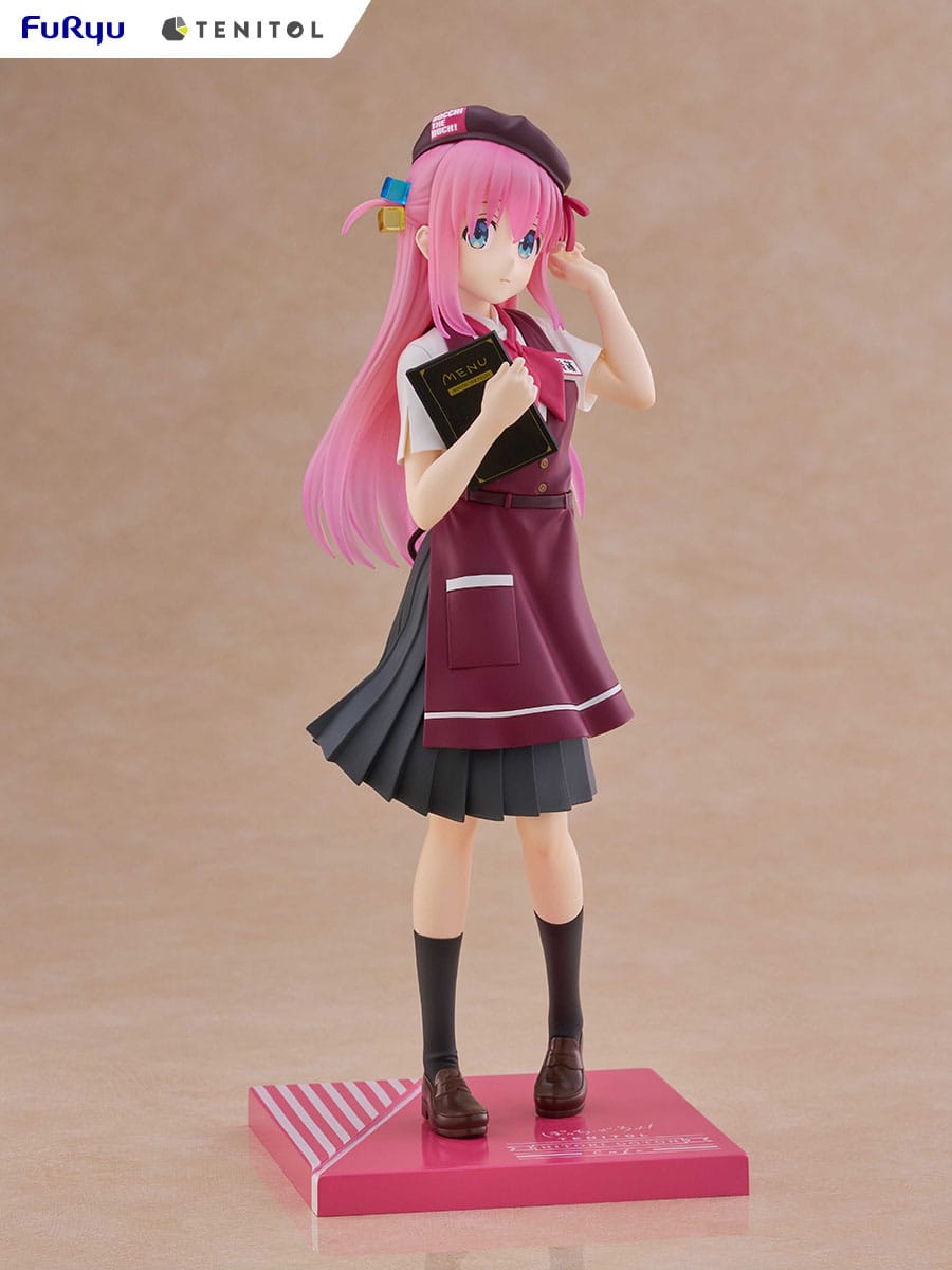 Bocchi the Rock! Tenitol PVC Statue Hitori Gotou Café Style Ver. 20 cm - AniMuchuu