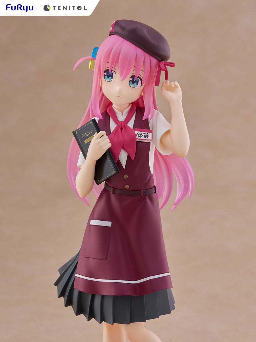 Bocchi the Rock! Tenitol PVC Statue Hitori Gotou Café Style Ver. 20 cm - AniMuchuu