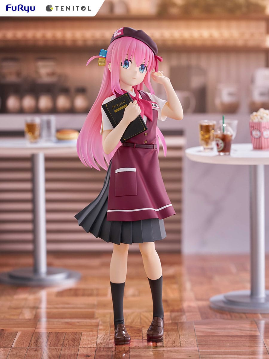 Bocchi the Rock! Tenitol PVC Statue Hitori Gotou Café Style Ver. 20 cm - AniMuchuu