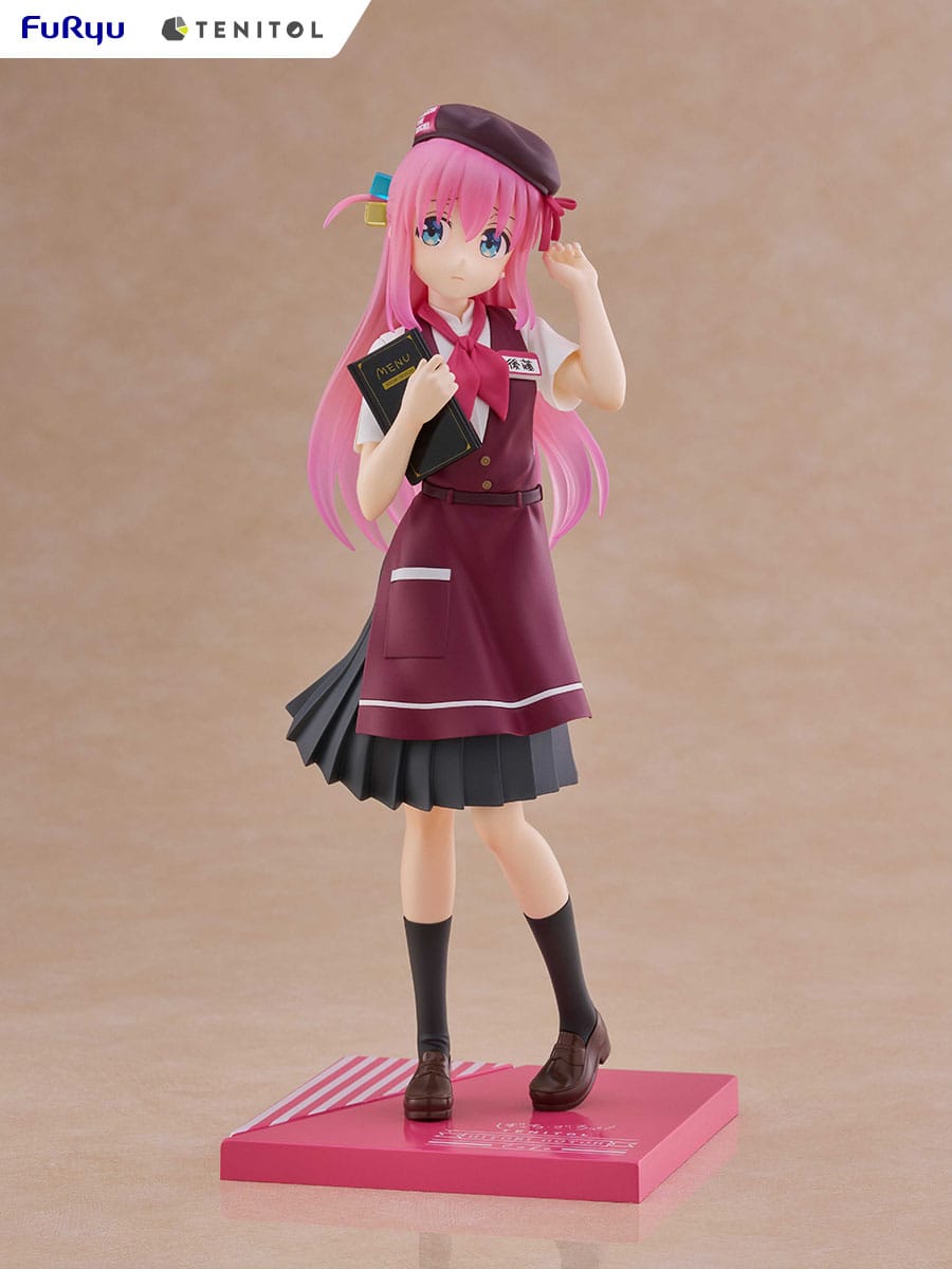 Bocchi the Rock! Tenitol PVC Statue Hitori Gotou Café Style Ver. 20 cm - AniMuchuu