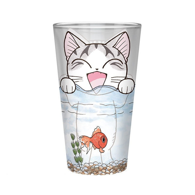 Chi Large Glass 400ml - Chi's Fish Tank - AniMuchuu