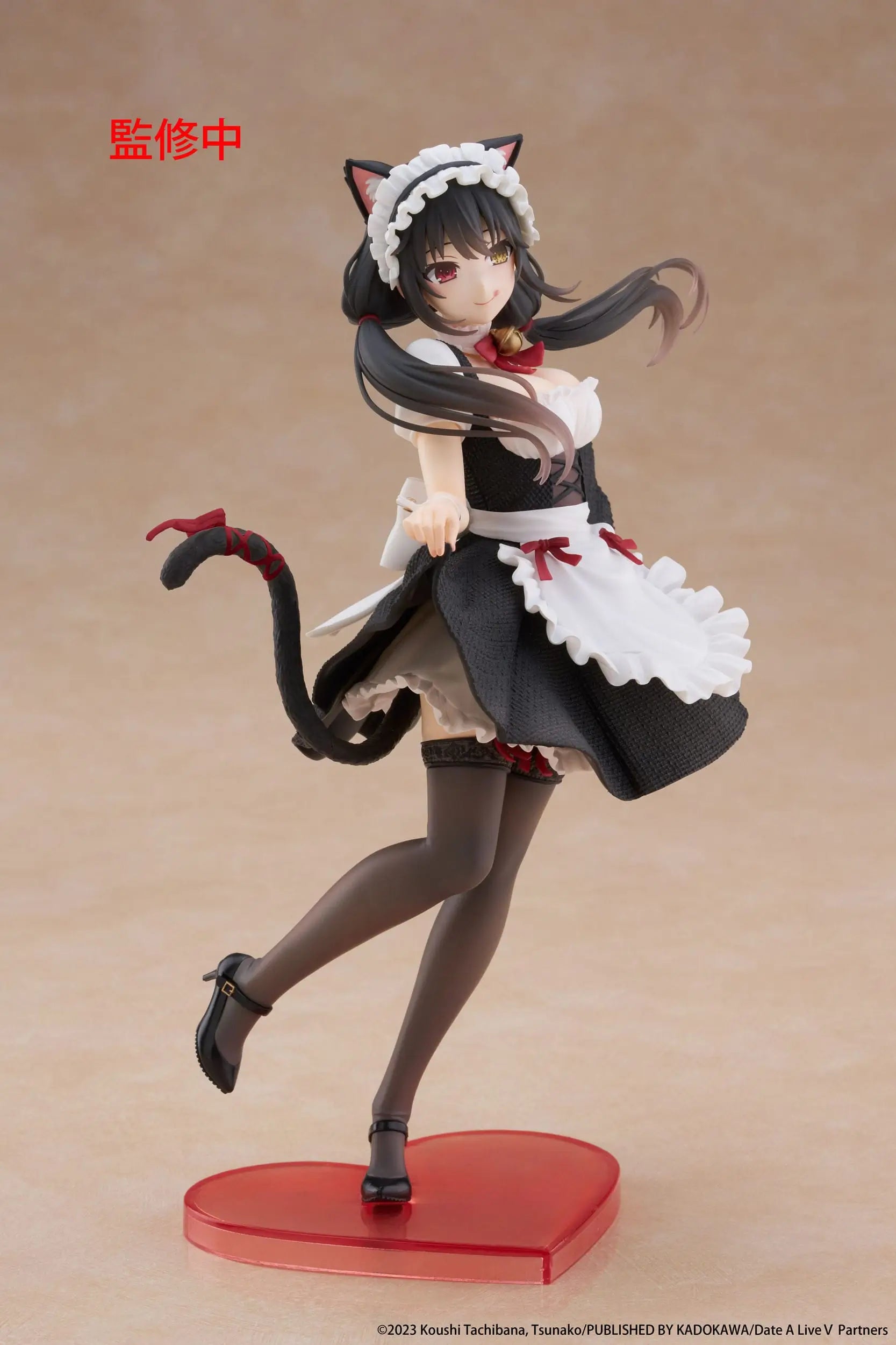 Date A Live Coreful PVC Statue Kurumi Tokisaki Cat Ear Maid Ver. 18 cm - AniMuchuu