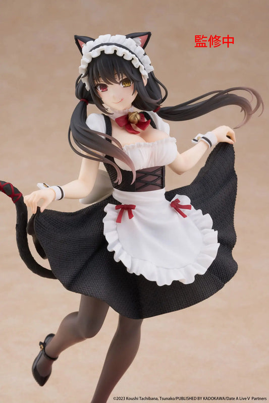Date A Live Coreful PVC Statue Kurumi Tokisaki Cat Ear Maid Ver. 18 cm - AniMuchuu