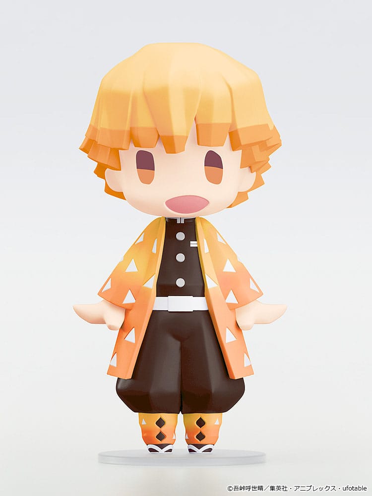 Demon Slayer HELLO! GOOD SMILE Action Figure Zenitsu Agatsuma 10 cm - AniMuchuu