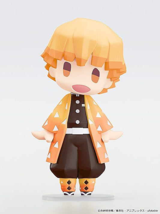 Demon Slayer HELLO! GOOD SMILE Action Figure Zenitsu Agatsuma 10 cm - AniMuchuu
