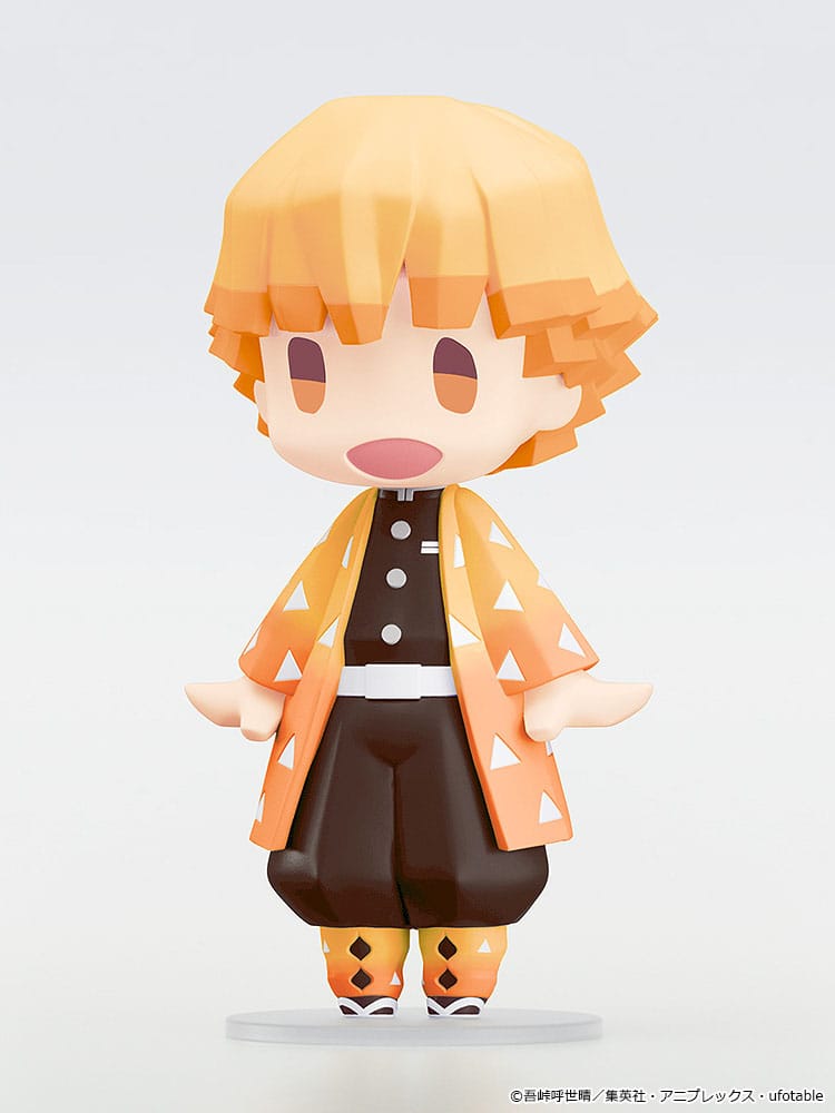 Demon Slayer HELLO! GOOD SMILE Action Figure Zenitsu Agatsuma 10 cm - AniMuchuu