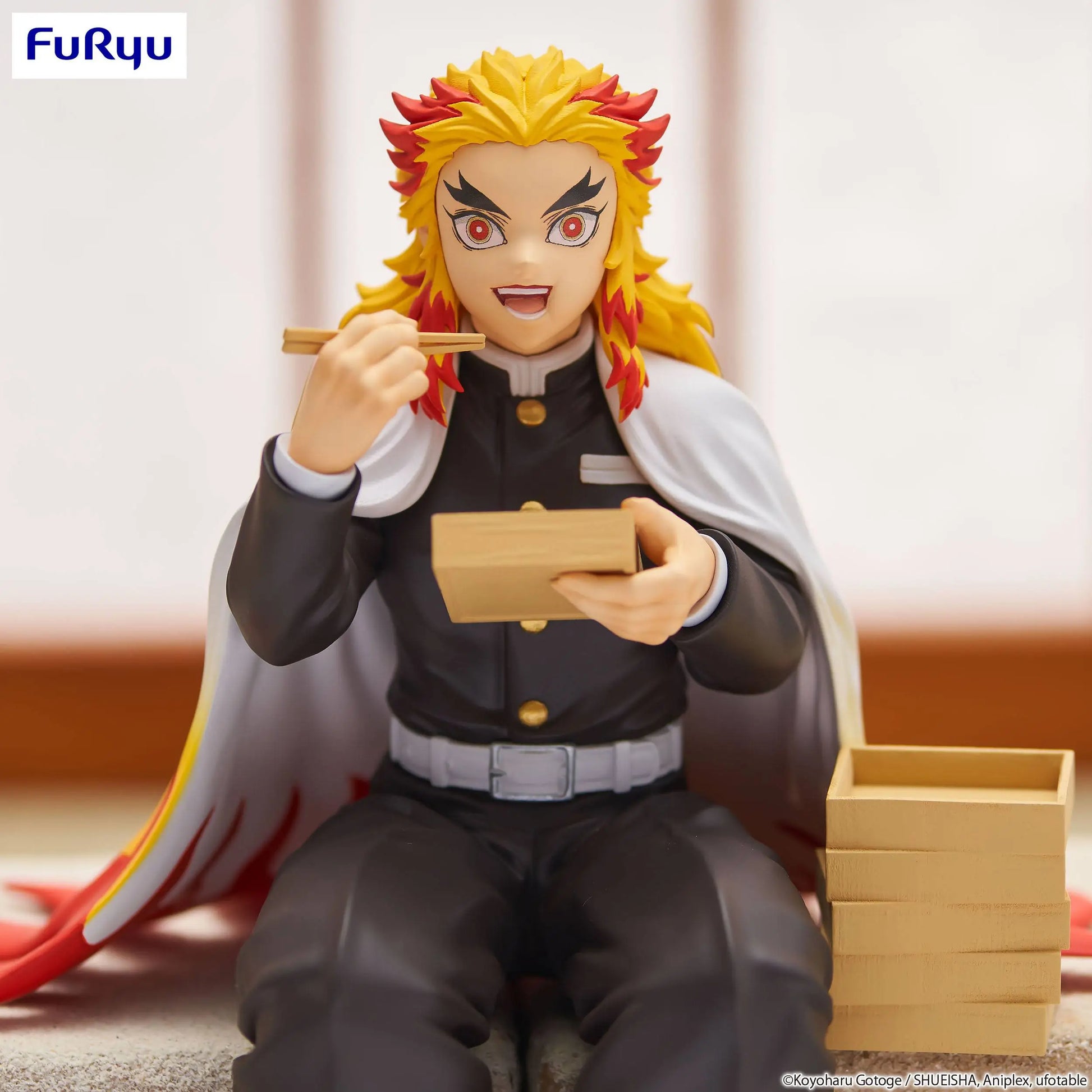 Demon Slayer Noodle Stopper PVC Statue Rengoku Kyojuro 14 cm - AniMuchuu