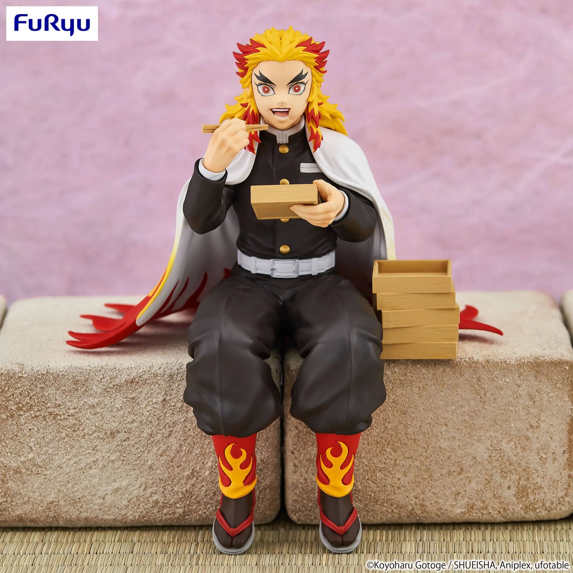 Demon Slayer Noodle Stopper PVC Statue Rengoku Kyojuro 14 cm - AniMuchuu