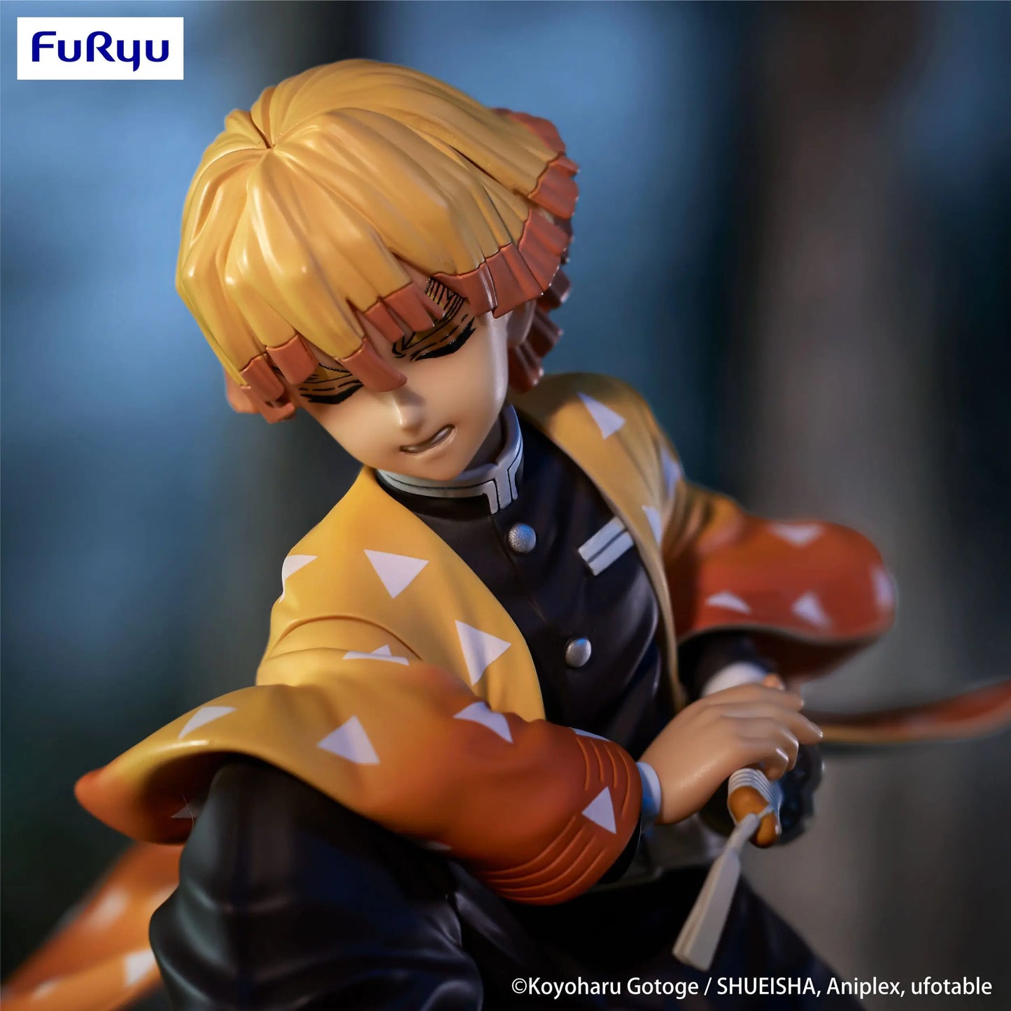 Demon Slayer Noodle Stopper PVC Statue Agatsuma Zenitsu 10 cm - AniMuchuu