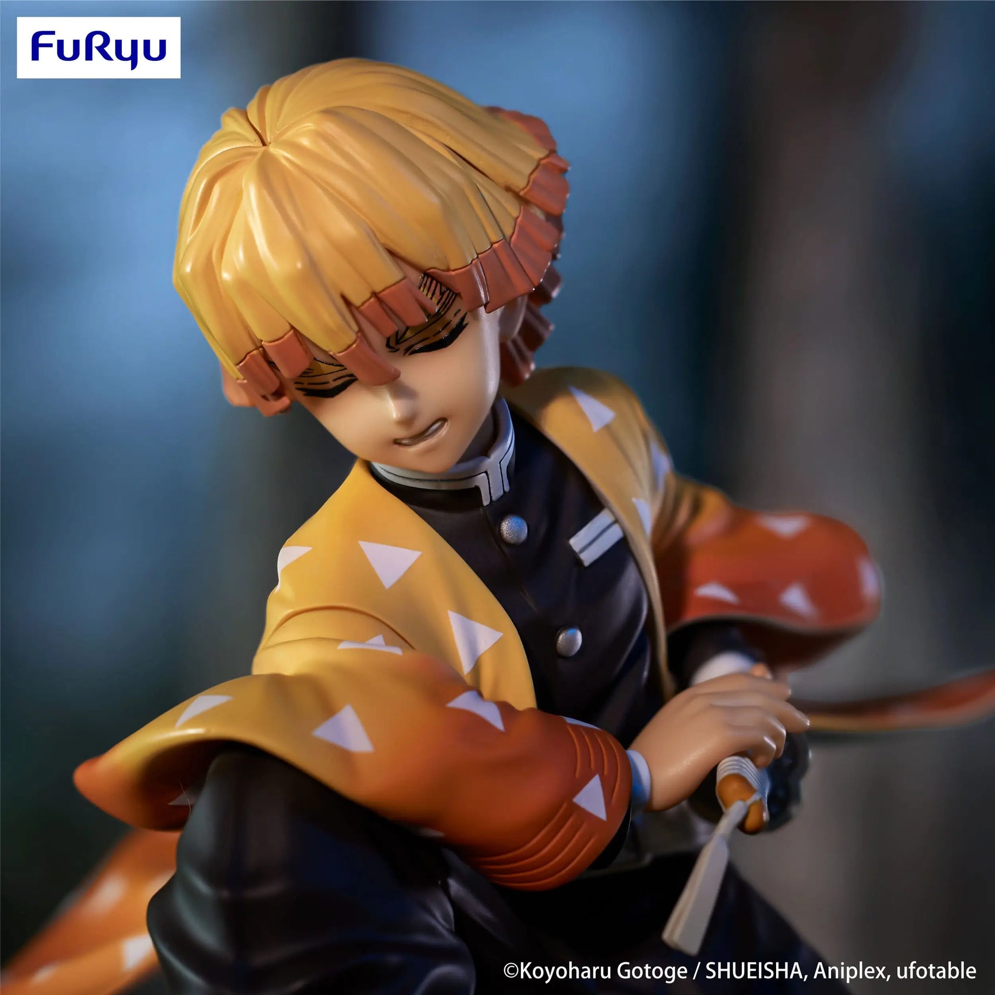 Demon Slayer Noodle Stopper PVC Statue Agatsuma Zenitsu 10 cm - AniMuchuu