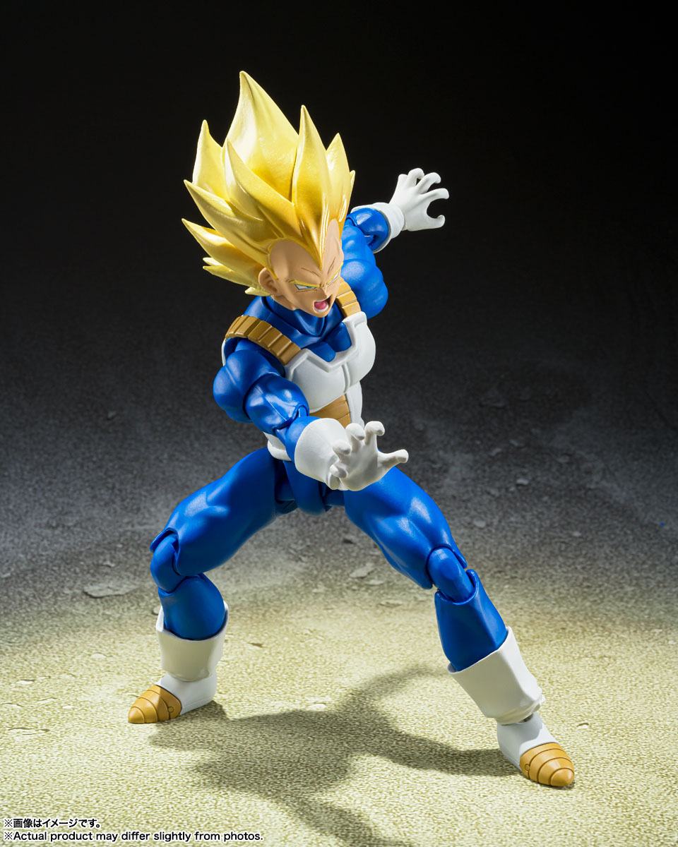 Dragon Ball Z S.H. Figuarts Action Figure Super Saiyan Vegeta 14 cm - AniMuchuu