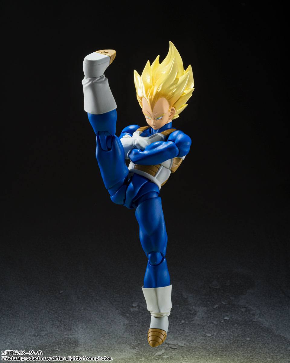 Dragon Ball Z S.H. Figuarts Action Figure Super Saiyan Vegeta 14 cm - AniMuchuu