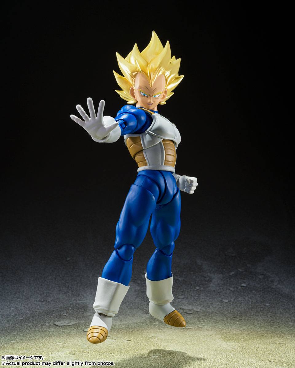 Dragon Ball Z S.H. Figuarts Action Figure Super Saiyan Vegeta 14 cm - AniMuchuu