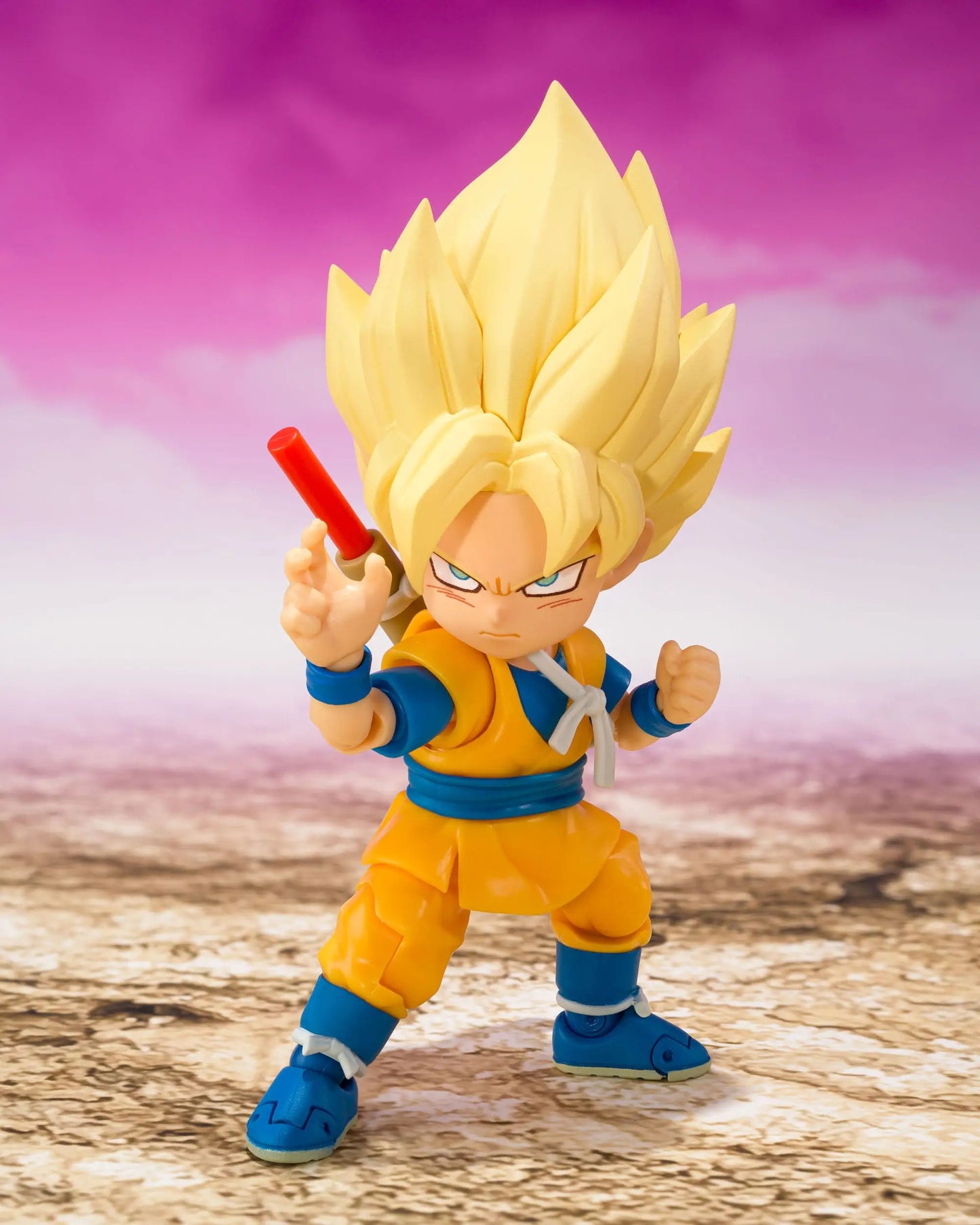 Dragon Ball S.H.Figuarts Action Figure Super Saiyan Son Goku (mini) Daima 8 cm - AniMuchuu