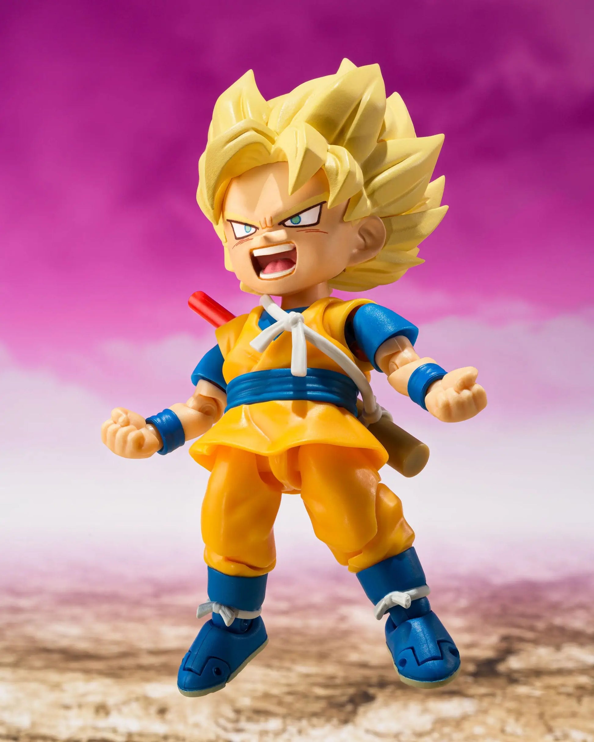 Dragon Ball S.H.Figuarts Action Figure Super Saiyan Son Goku (mini) Daima 8 cm - AniMuchuu