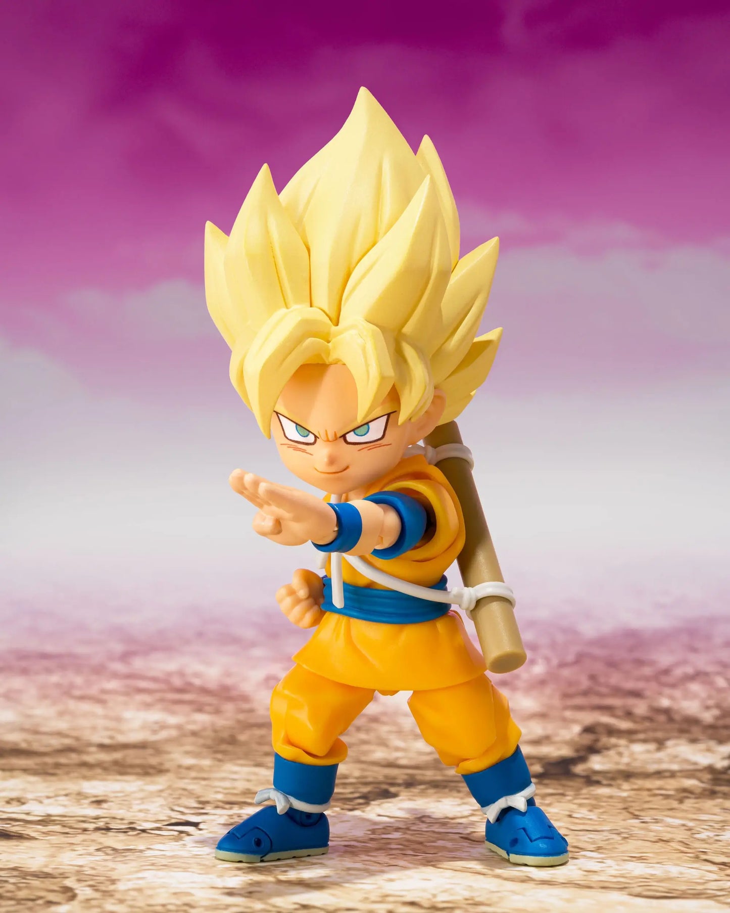 Dragon Ball S.H.Figuarts Action Figure Super Saiyan Son Goku (mini) Daima 8 cm - AniMuchuu