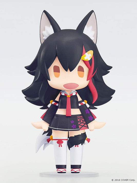 Hololive Production HELLO! GOOD SMILE Figure Ookami Mio 10 cm - AniMuchuu