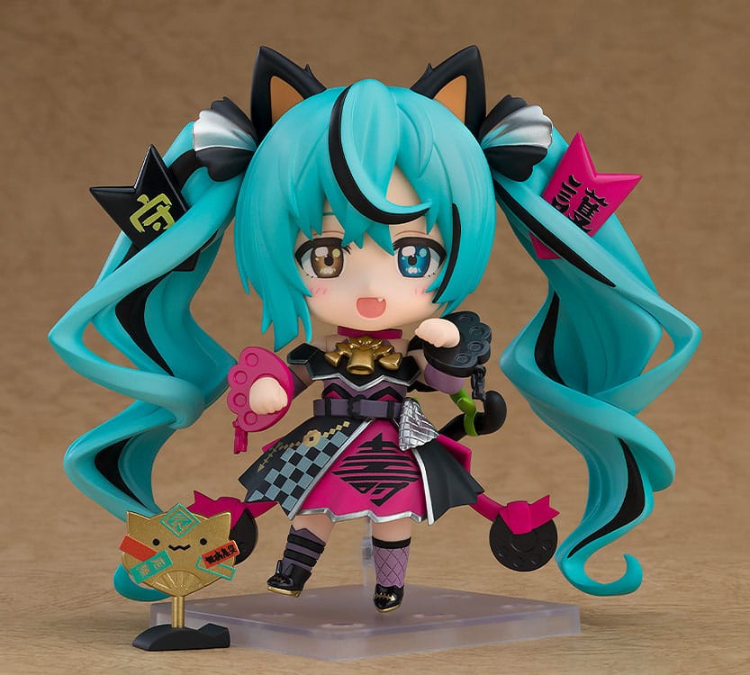 Hatsune Miku: Black Maneki Miku Nendoroid Action Figure 10 cm - AniMuchuu