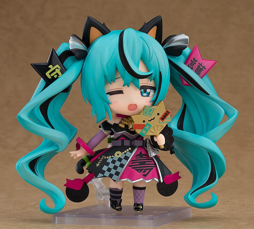 Hatsune Miku: Black Maneki Miku Nendoroid Action Figure 10 cm - AniMuchuu