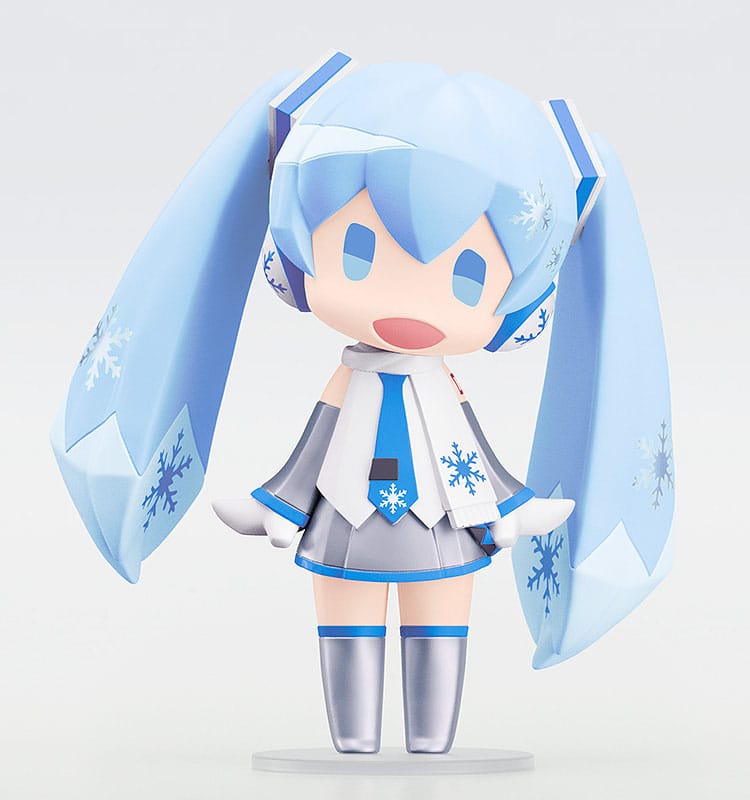 Hatsune Miku HELLO! GOOD SMILE Action Figure Snow Miku 10 cm - AniMuchuu