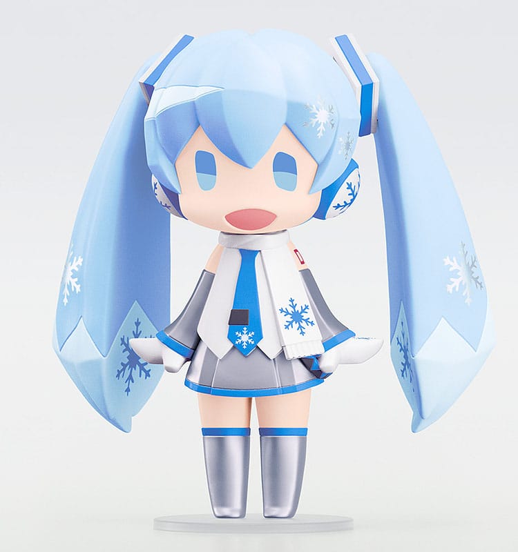 Hatsune Miku HELLO! GOOD SMILE Action Figure Snow Miku 10 cm - AniMuchuu
