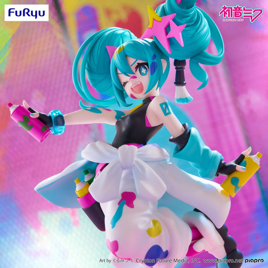Hatsune Miku Trio-Try-iT PVC Statue Miku Paint Girl 19 cm - AniMuchuu