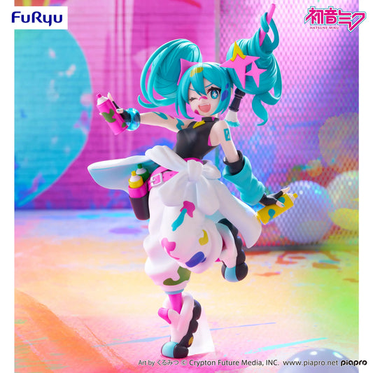 Hatsune Miku Trio-Try-iT PVC Statue Miku Paint Girl 19 cm - AniMuchuu