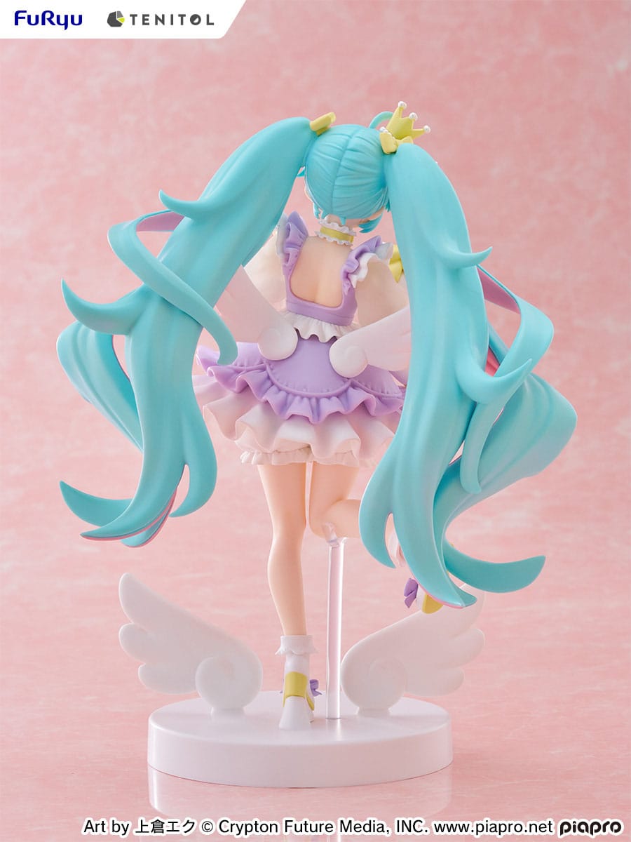 Hatsune Miku Yumekawa Princess Lavender Ver. Tenitol PVC Statue 21 cm - AniMuchuu