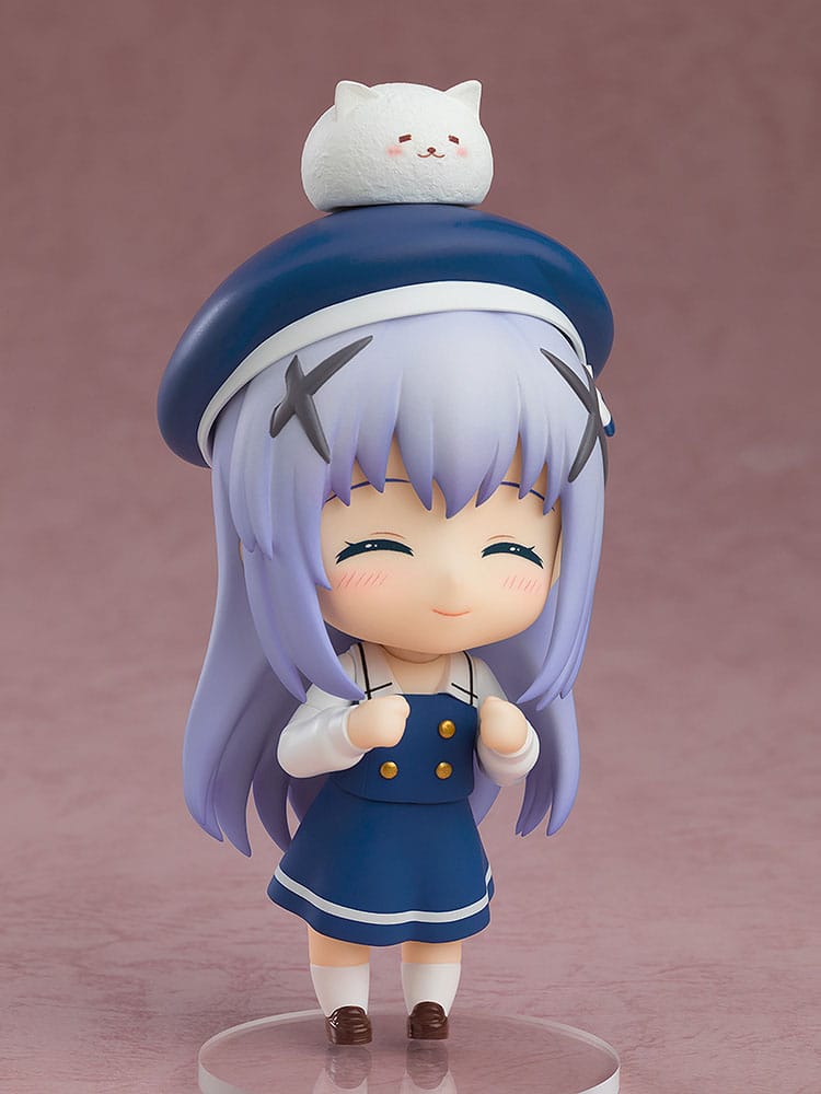 Is the Order a Rabbit Nendoroid Figurine Chino: Winter Uniform Ver. 10 cm - AniMuchuu