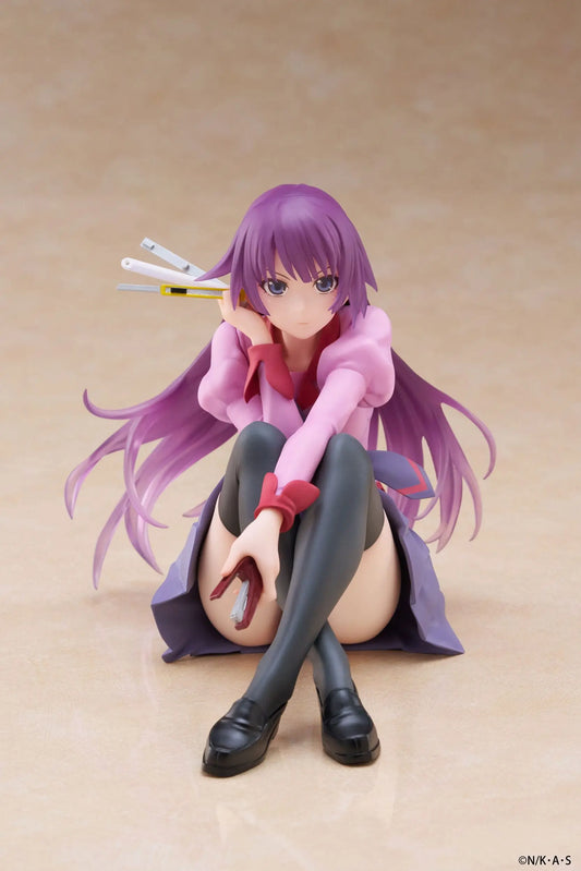 Monogatari PVC Statue Desktop Cute Figure Hitagi Senjougahara 13 cm - AniMuchuu