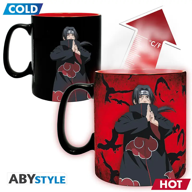 Naruto Shippuuden Heatchange Mug 460 ml - Kakashi & Itachi - AniMuchuu