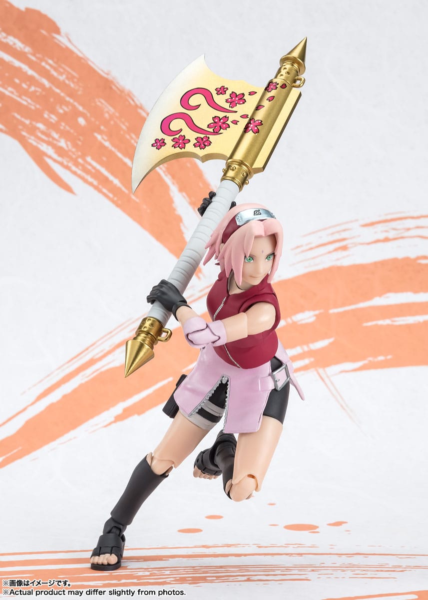 Naruto Shippuden S.H. Figuarts Figure Sakura Haruno Naruto OP99 Edition 14 cm - AniMuchuu