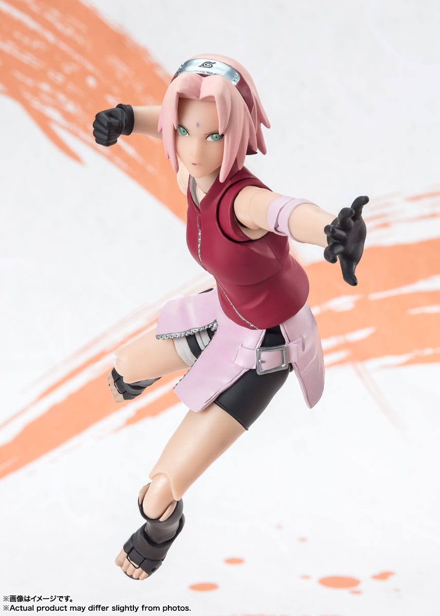 Naruto Shippuden S.H. Figuarts Figure Sakura Haruno Naruto OP99 Edition 14 cm - AniMuchuu