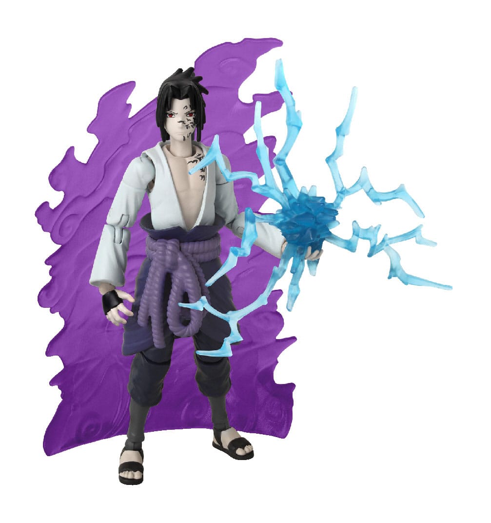 Naruto Shippuuden Anime Heroes Beyond Figure Sasuke Uchiha 17 cm - AniMuchuu