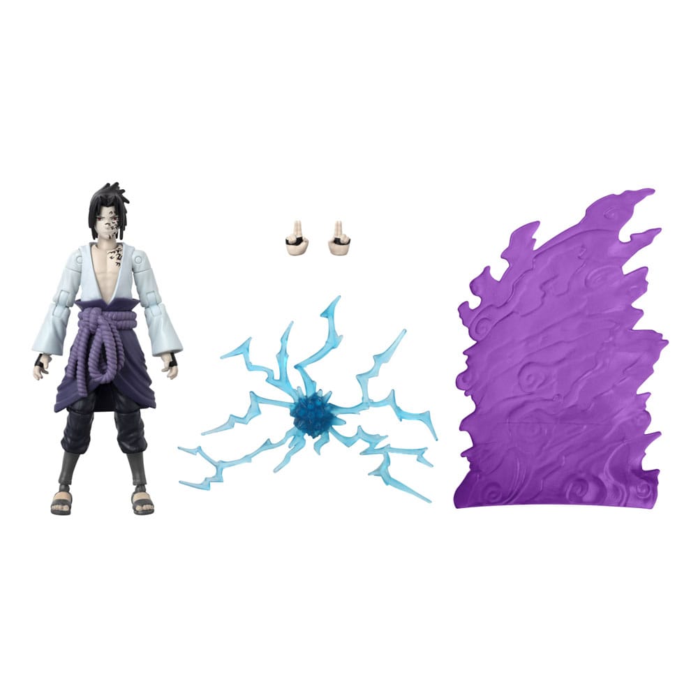 Naruto Shippuuden Anime Heroes Beyond Figure Sasuke Uchiha 17 cm - AniMuchuu