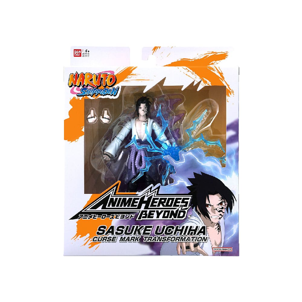 Naruto Shippuuden Anime Heroes Beyond Figure Sasuke Uchiha 17 cm - AniMuchuu