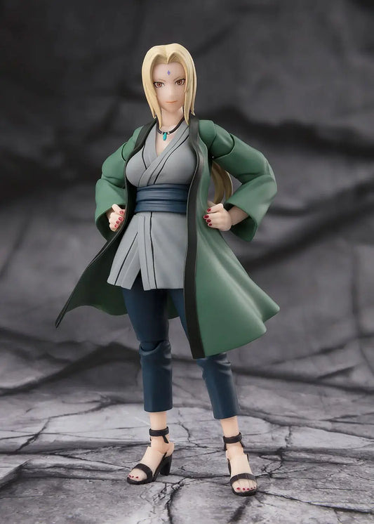 Naruto S.H.Figuarts Figure Tsunade The legendary Medical Ninja 14 cm - AniMuchuu