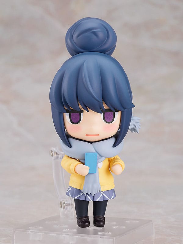 Laid-Back Camp Nendoroid Figure Rin Shima: School Uniform Ver. 10 cm - AniMuchuu