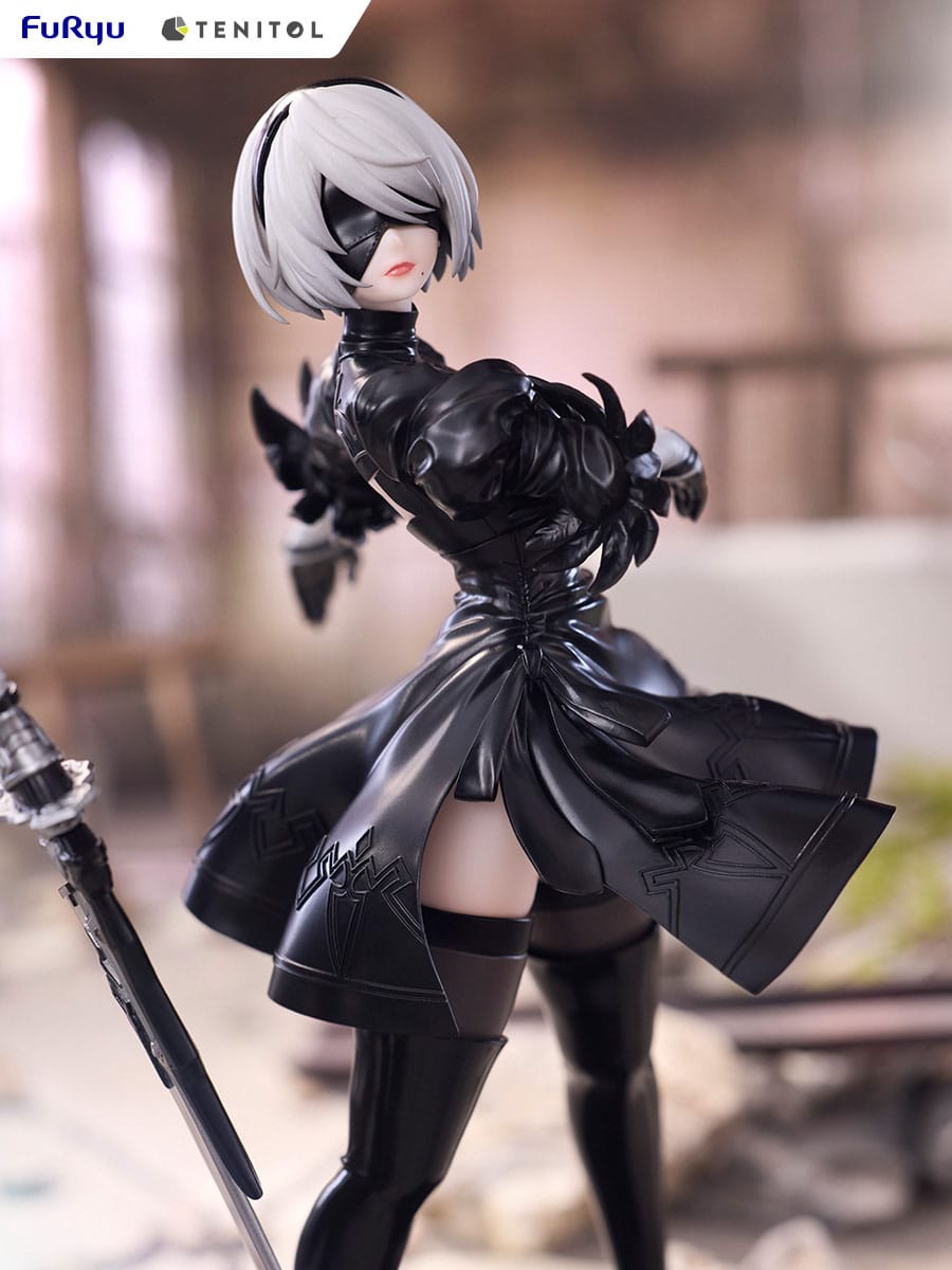NieR:Automata Tenitol PVC Statue 2B Ver1.1a 22 cm - AniMuchuu