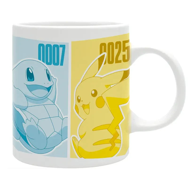 Pokemon Mug 320ml - Pikachu & Kanto Starters - AniMuchuu