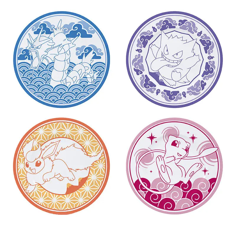 Pokemon Set of 4 Plates 21cm - AniMuchuu