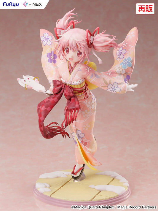 PMMM Magia Record PVC Statue 1/7 Madoka Kaname Kimono Ver. 22 cm - AniMuchuu