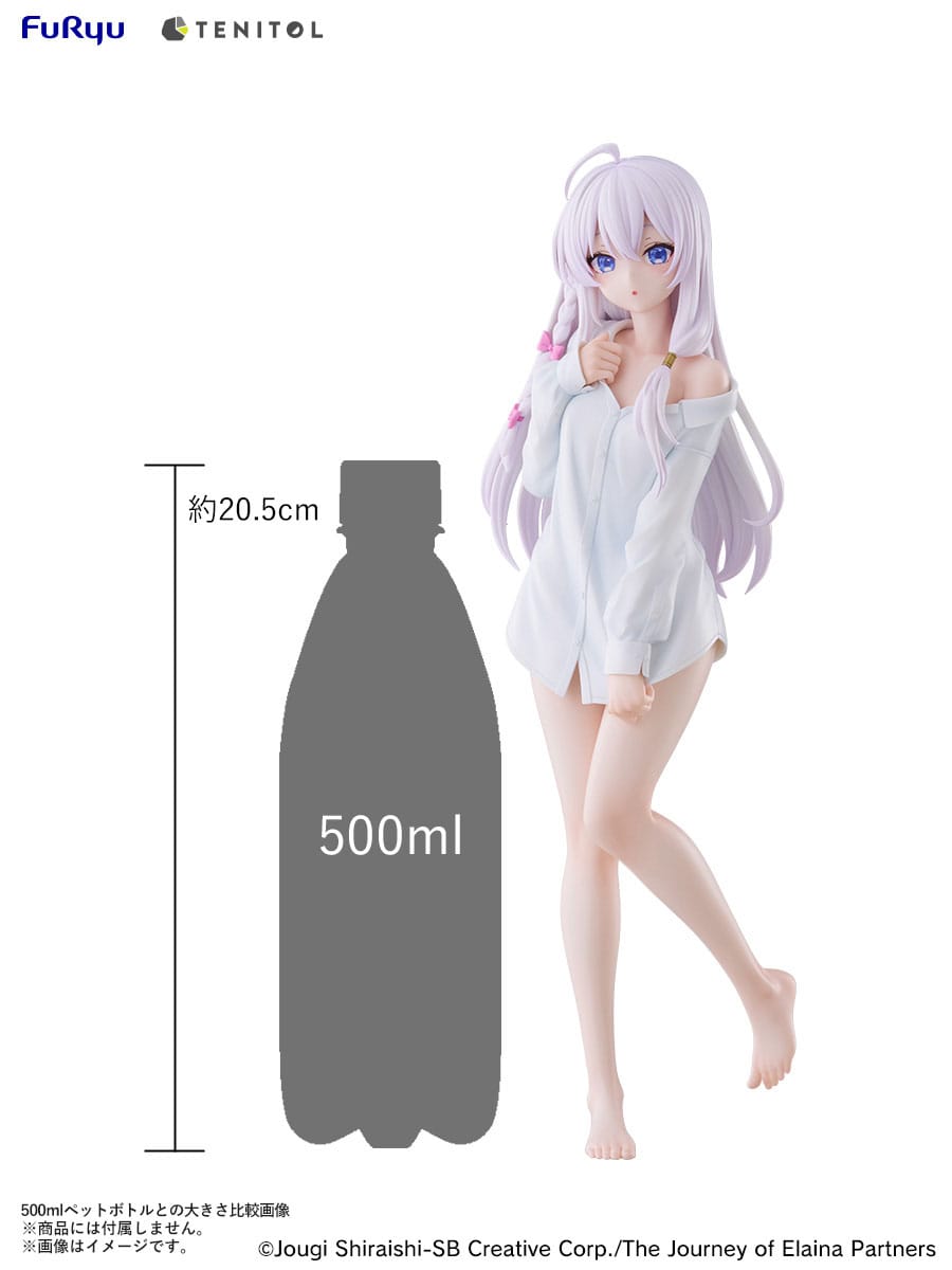 The Journey of Elaina Tenitol Tall PVC Statue Elaina Shirt Ver. 30 cm - AniMuchuu