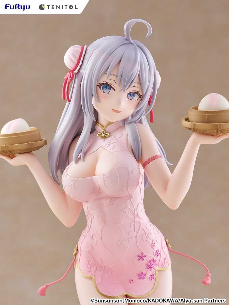 Alya Sometimes Hides Her Feelings in Russian Tenitol Tall PVC Figure Alya: Cheongsam 29 cm - AniMuchuu