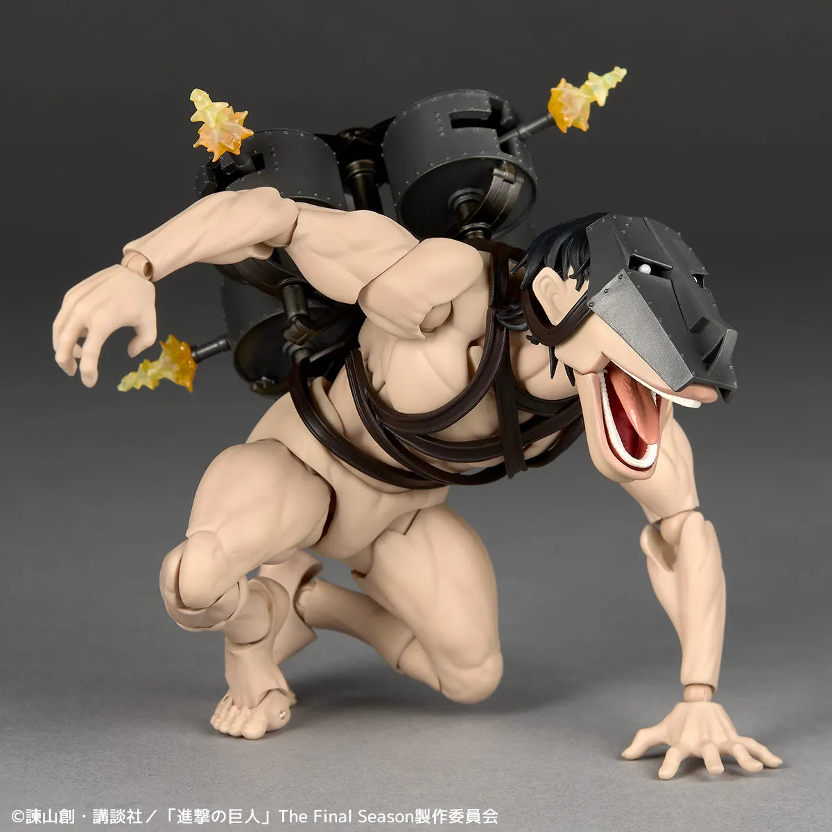 Attack on Titan Revoltech A.Y. PVC Action Figure Cart Titan 13 cm - AniMuchuu