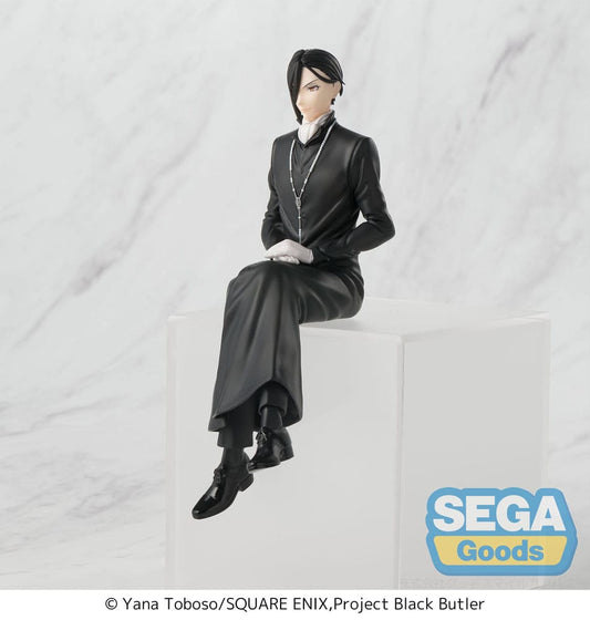 Black Butler: Boarding School Arc PM Perching PVC Statue Sebastian Michaelis 16 cm - AniMuchuu