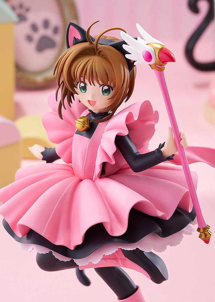 Cardcaptor Sakura Pop Up Parade L PVC Statue Sakura Kinomoto: Black Cat 22 cm - AniMuchuu