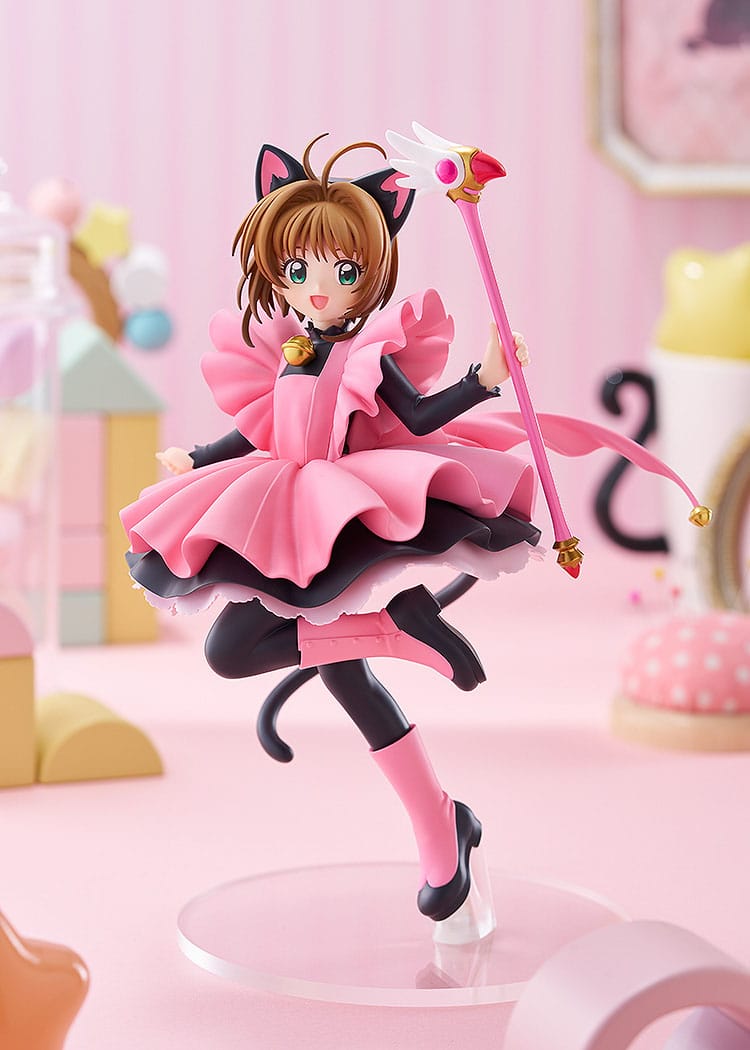 Cardcaptor Sakura Pop Up Parade L PVC Statue Sakura Kinomoto: Black Cat 22 cm - AniMuchuu