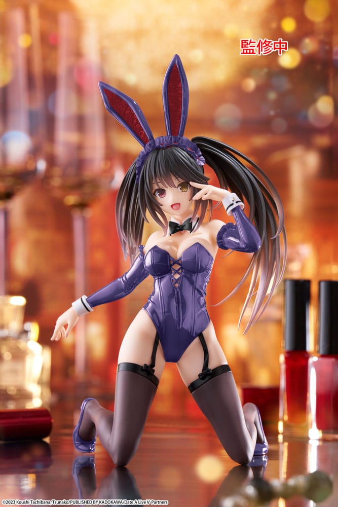 Date A Live PVC Statue Desktop Cute Figure Kurumi Tokisaki Bunny Ver. 13 cm - AniMuchuu